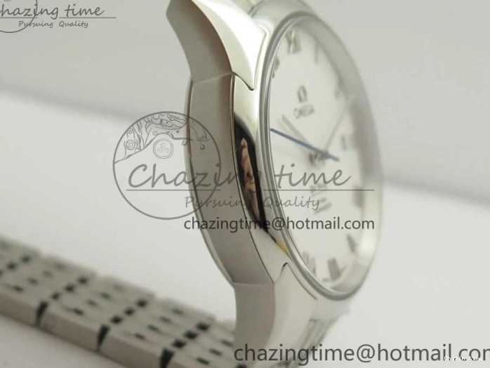 0315 De Ville Hour Vision 41mm SS VSF 1:1 Best Edition White Dial on SS Bracelet A8500 Super Clone Casual 7946